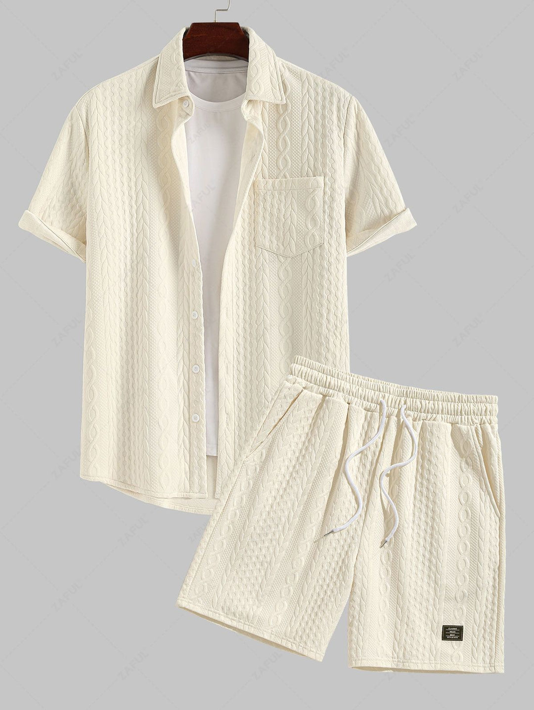 Womens Summer Top and Shorts Set Classic Fit - BritishMode