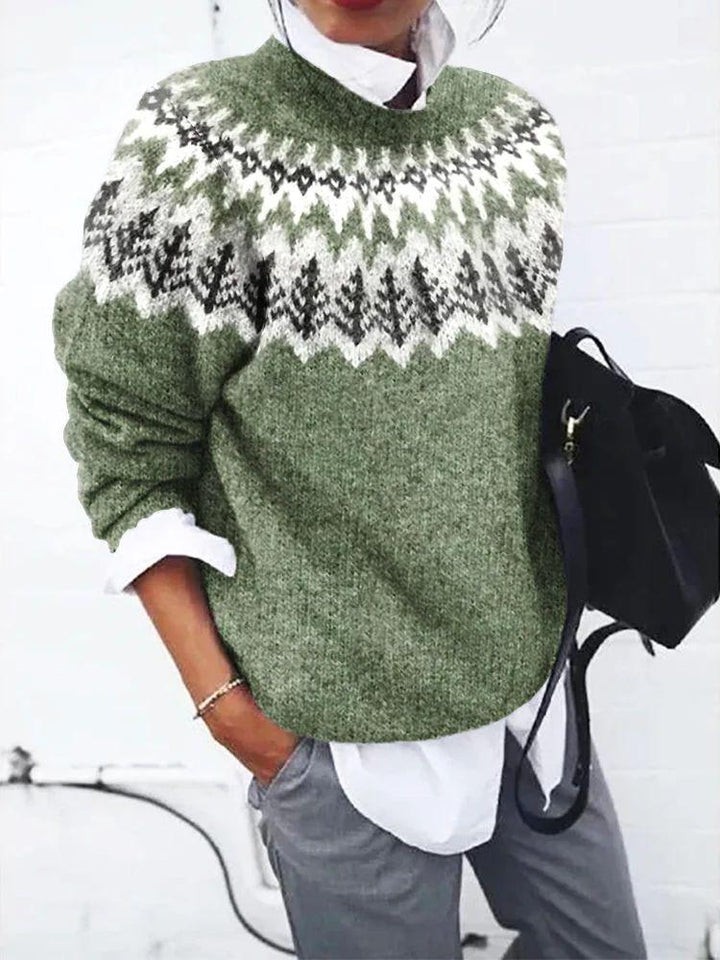 Womens Long Sleeve Sweater Soft Warm Fit - BritishMode