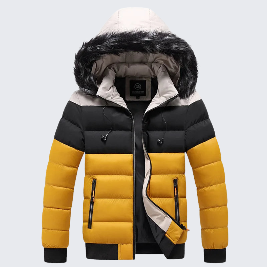 Womens Faux Fur Hooded Winter Jacket Insulated Warm Fit - BritishMode