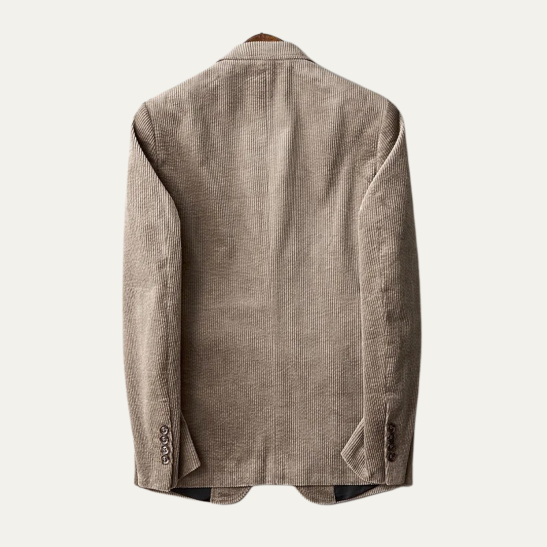 Mens Corduroy Blazer Jacket Smart Casual Fit