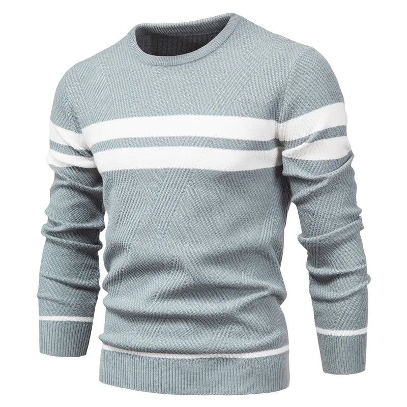 Mens Chunky Knit Sweater Classic Fit - BritishMode