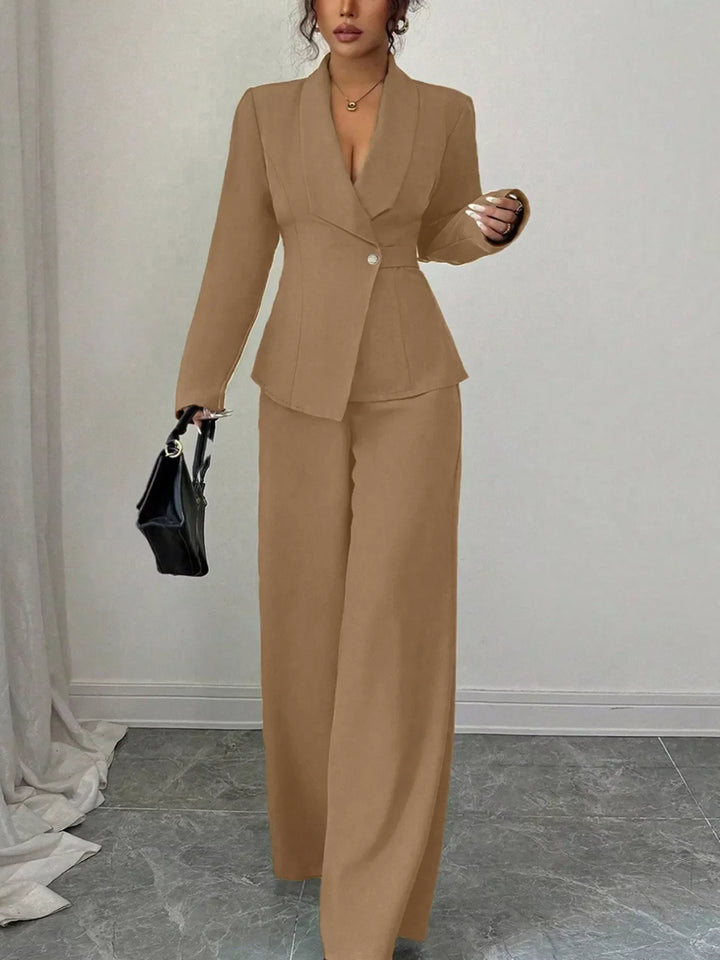 Mens Blazer and Trousers Suit Set Classic Fit