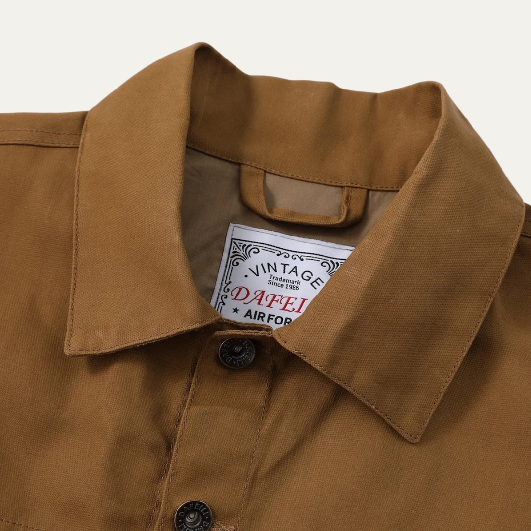 Mens Work Cruiser Jacket Waxed Canvas Vintage Style