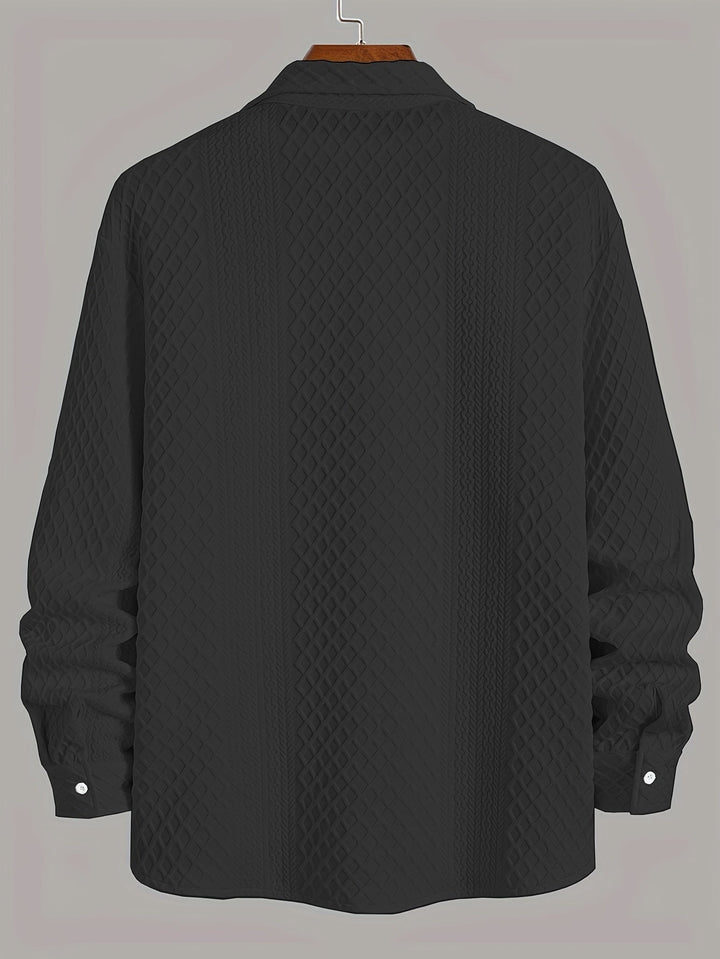 Mens Shirt Stretch Jersey Modern Comfort Classic Fit