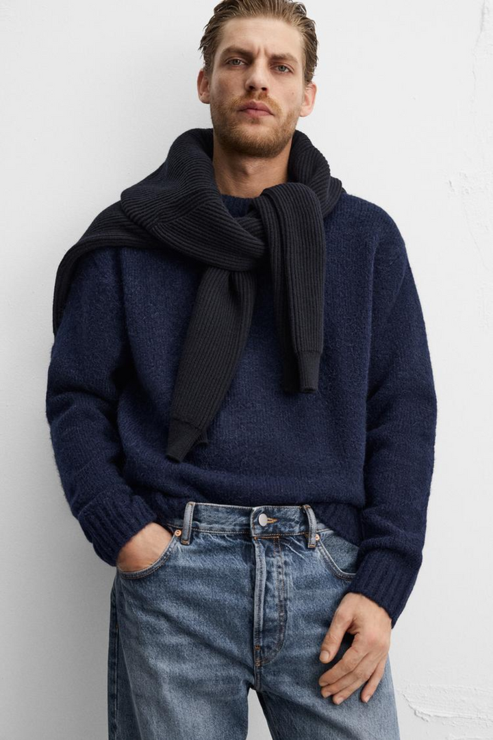 Womens Wool Sweater Structured Classic Fit - BritishMode