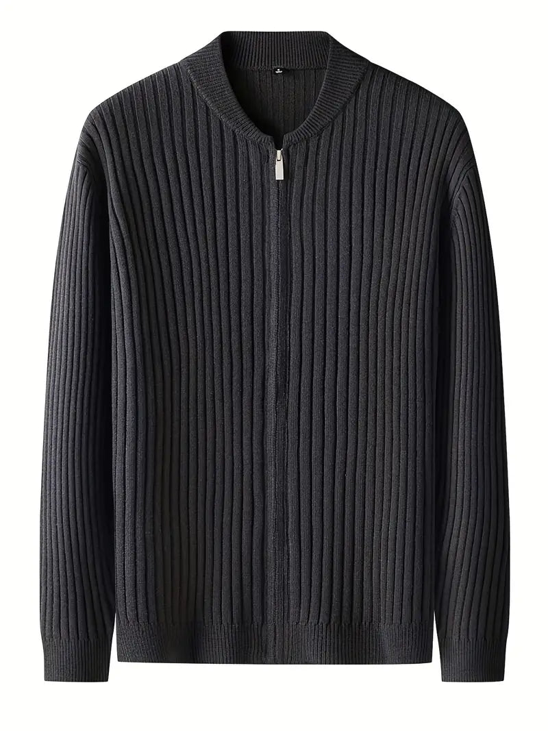 Mens Winter Sweater Crew Neck Warm Knit