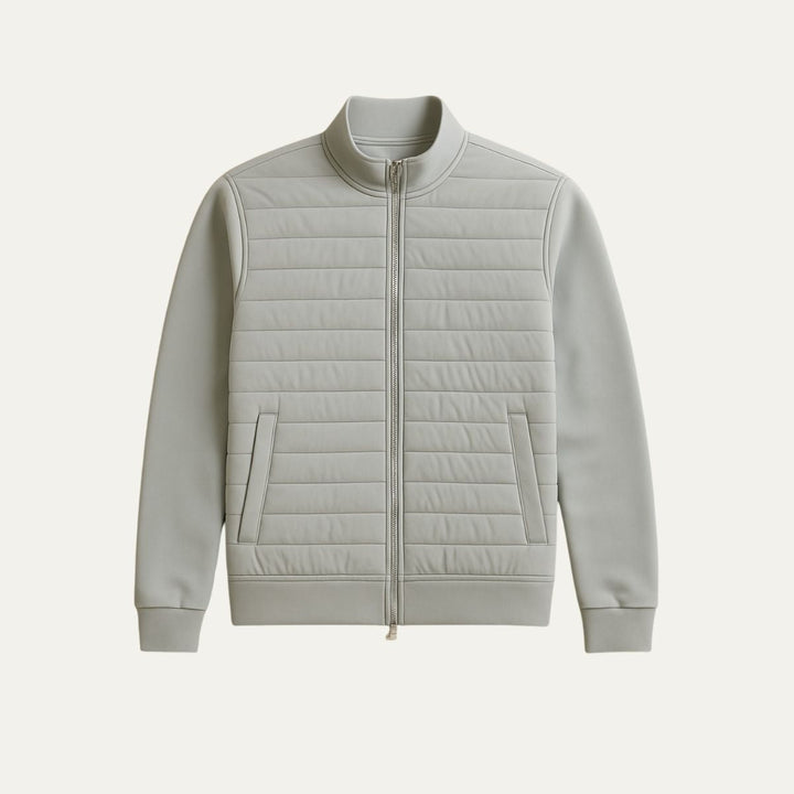 Mens Quilted Puffer Jacket Lightweight Insulated Coat - BritishMode