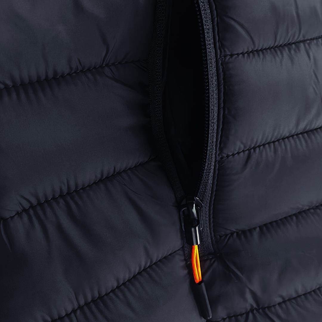 Mens Puffer Jacket Stand Collar Insulated