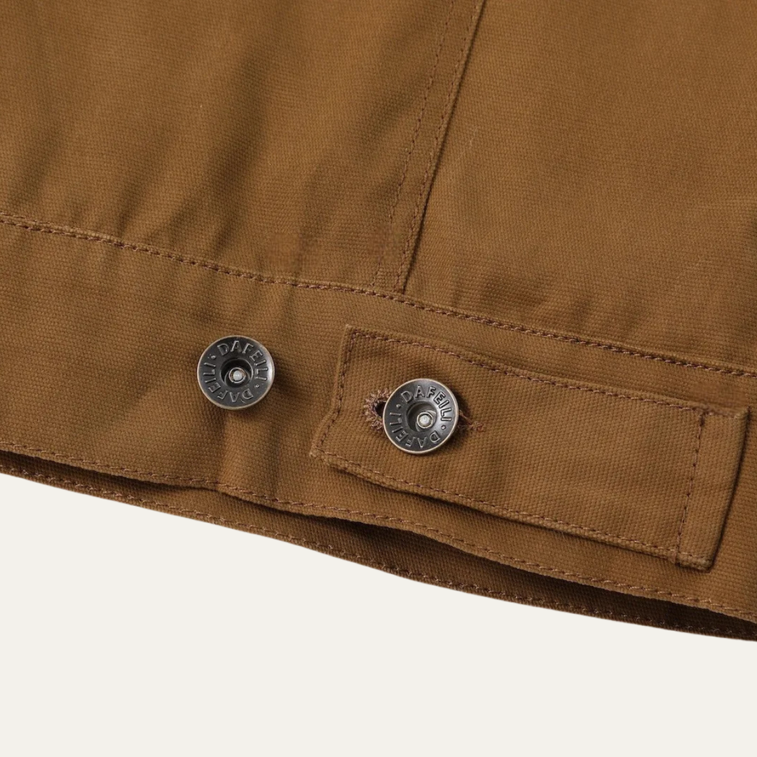 Mens Work Cruiser Jacket Waxed Canvas Vintage Style