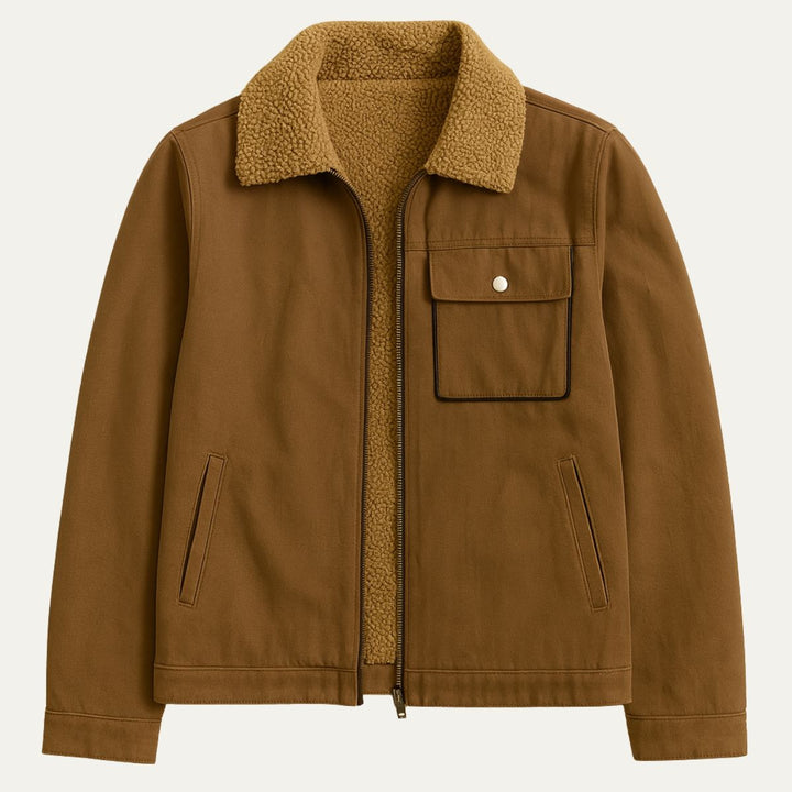 Mens Winter Coat Fleece Lined Insulated Fit