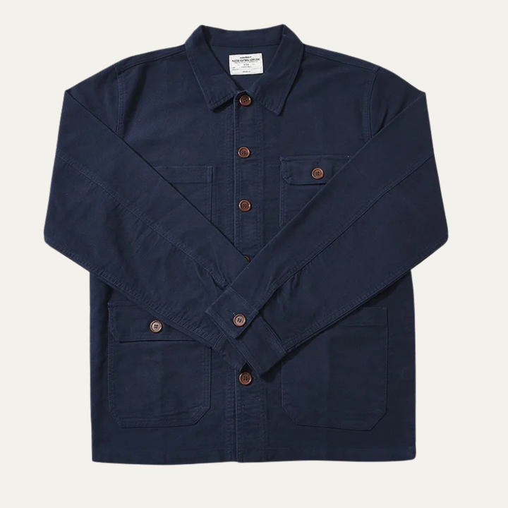 Mens Workwear Jacket Heavy Cotton Multi-Pocket Durable Fit