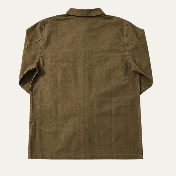 Mens Workwear Jacket Heavy Cotton Multi-Pocket Durable Fit