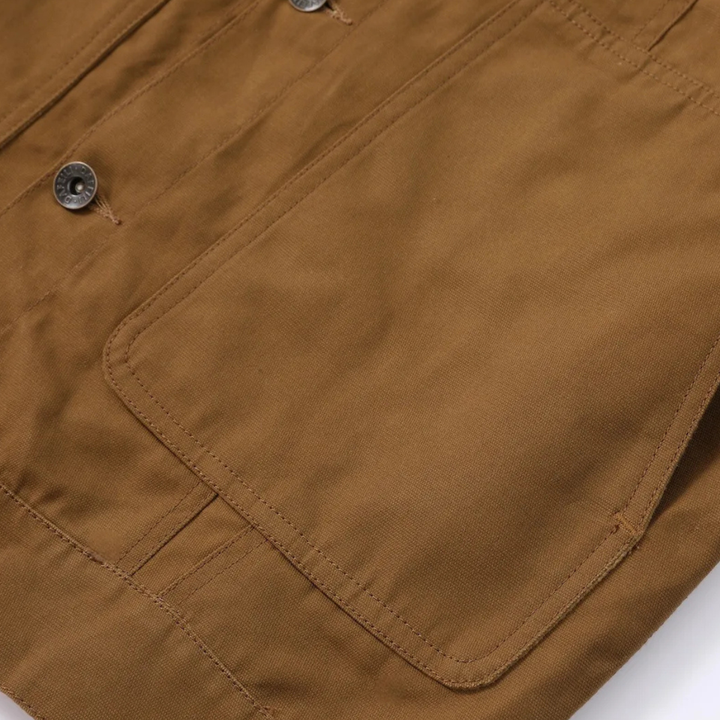 Mens Work Cruiser Jacket Waxed Canvas Vintage Style