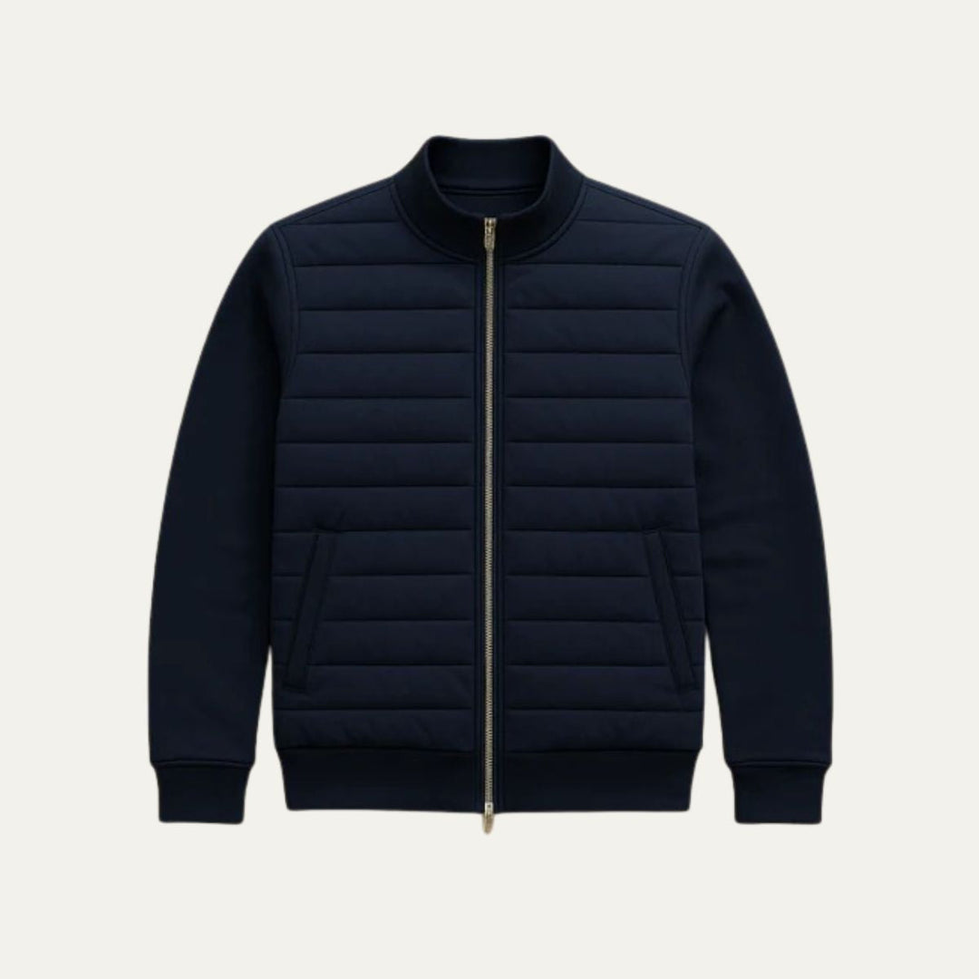 Mens Quilted Puffer Jacket Lightweight Insulated Coat