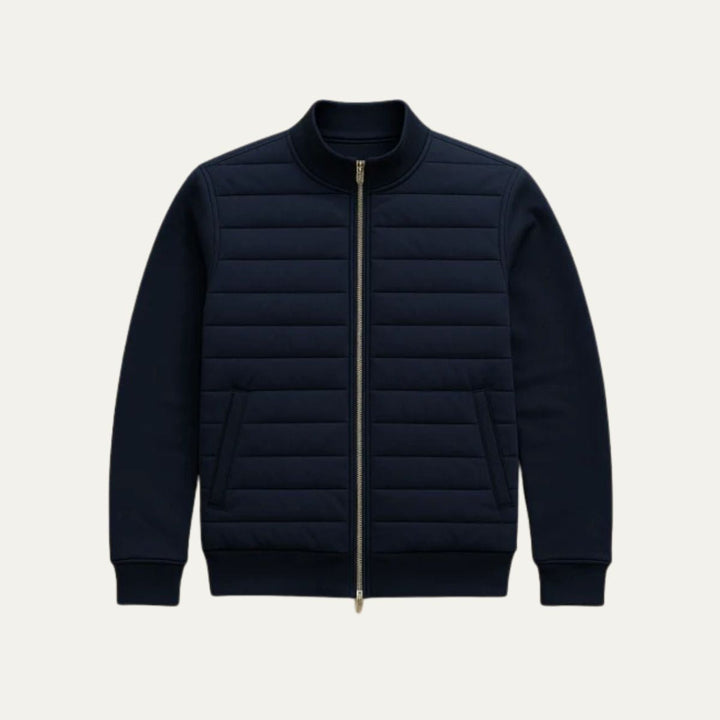 Mens Quilted Puffer Jacket Lightweight Insulated Coat