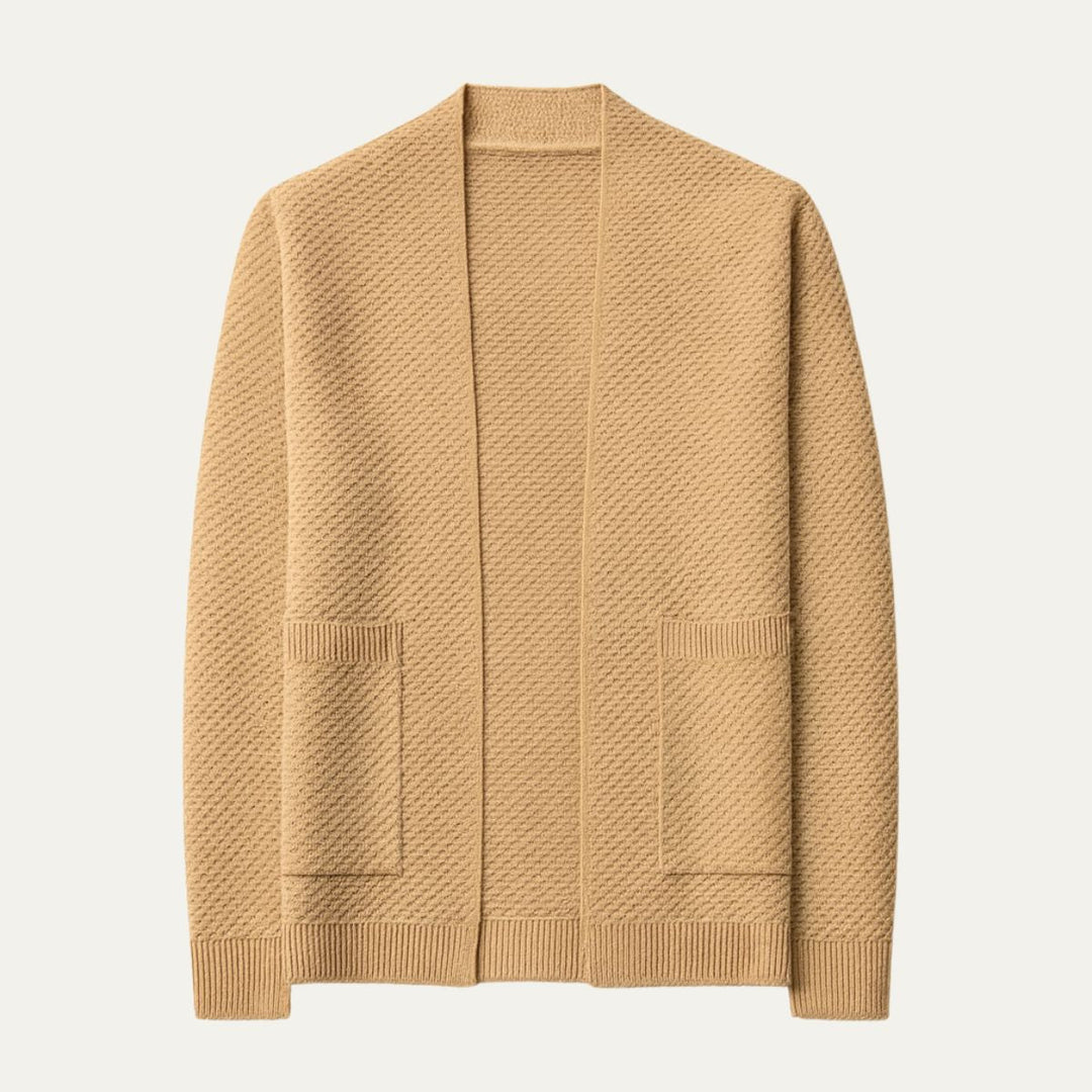 Mens Knit Cardigan Open Front Casual Fit