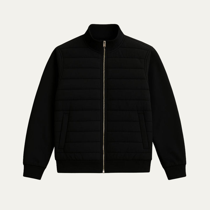 Mens Quilted Puffer Jacket Lightweight Insulated Coat