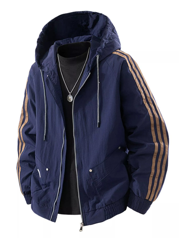 Unisex Waterproof Hoodie Jacket Large Size Relaxed Fit - BritishMode