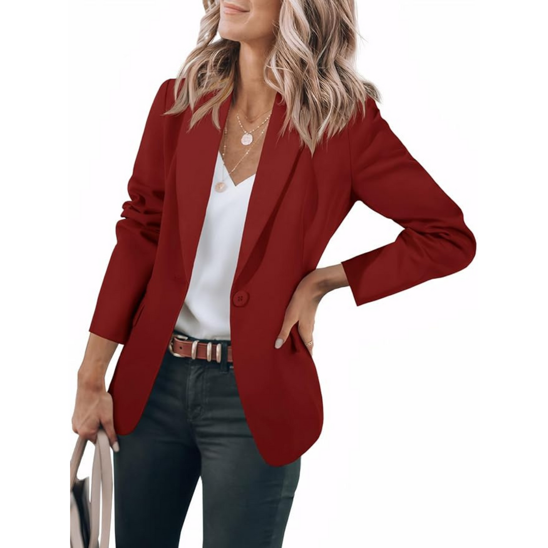 Womens Casual Blazer Lightweight Relaxed Fit