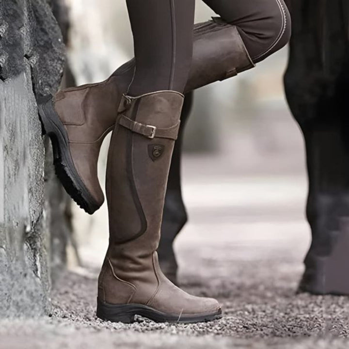 Womens Waterproof High Boots Comfortable Fit - BritishMode