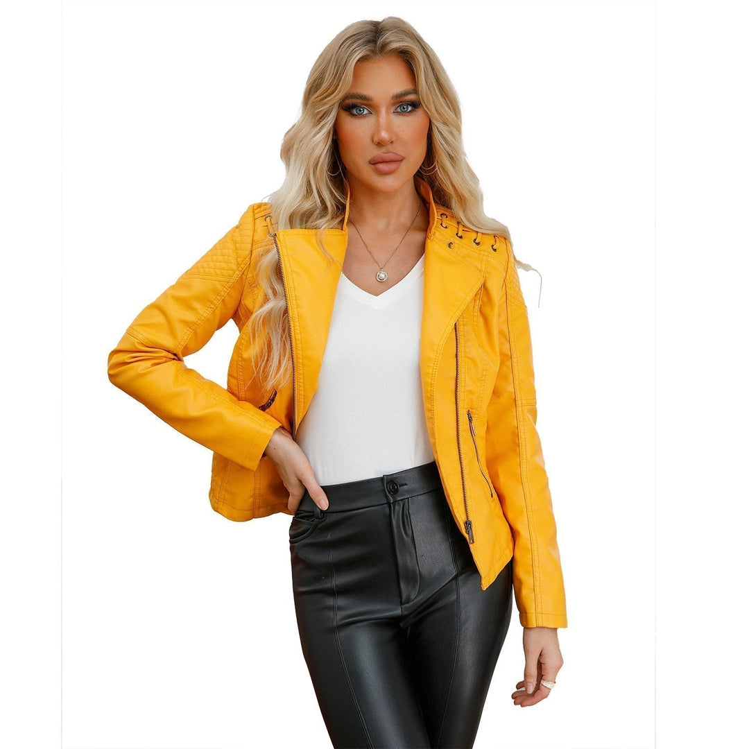 Mens Leather Jacket Lambskin Slim Fit