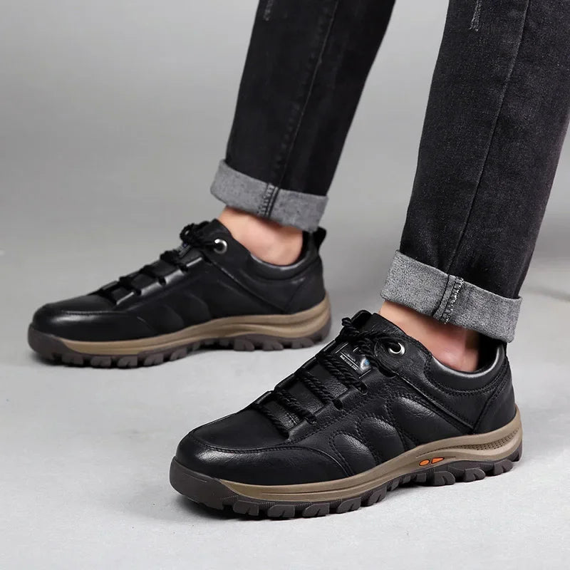 Mens Orthopedic Outdoor Shoes Supportive Comfortable Fit