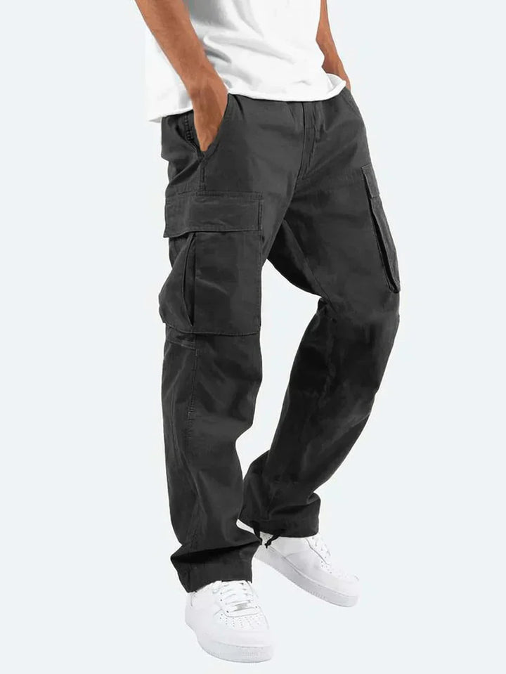 Womens Straight Leg Cargo Trousers Relaxed Fit - BritishMode