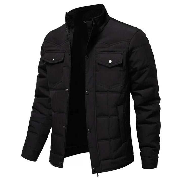 Unisex Waterproof Parka Jacket Warm Stand Collar - BritishMode