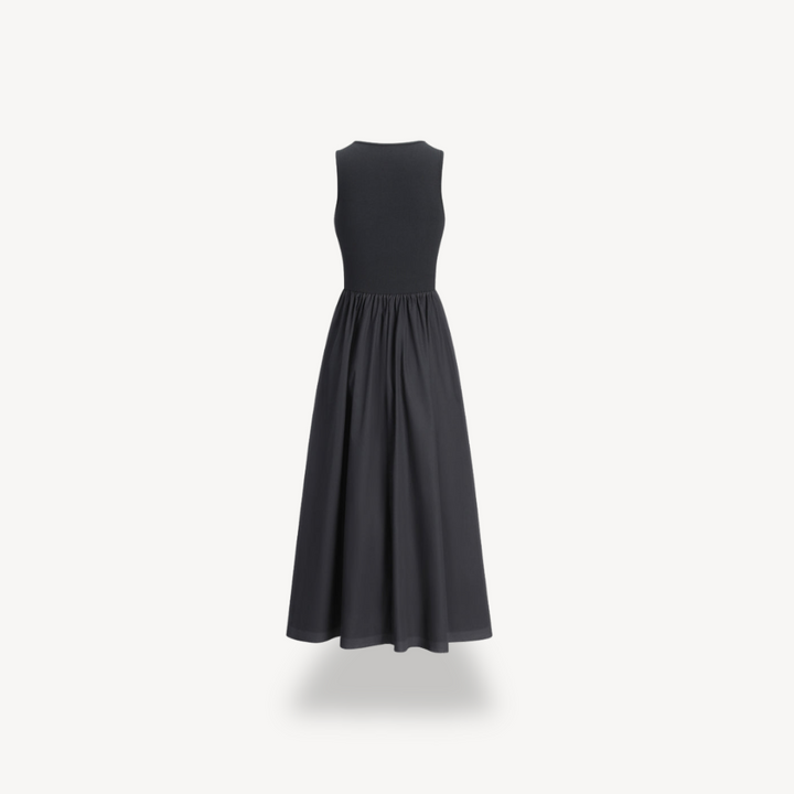 Womens Sleeveless Maxi Dress A-Line Fit