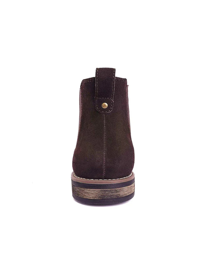 Unisex Chelsea Boots Suede Slip-On