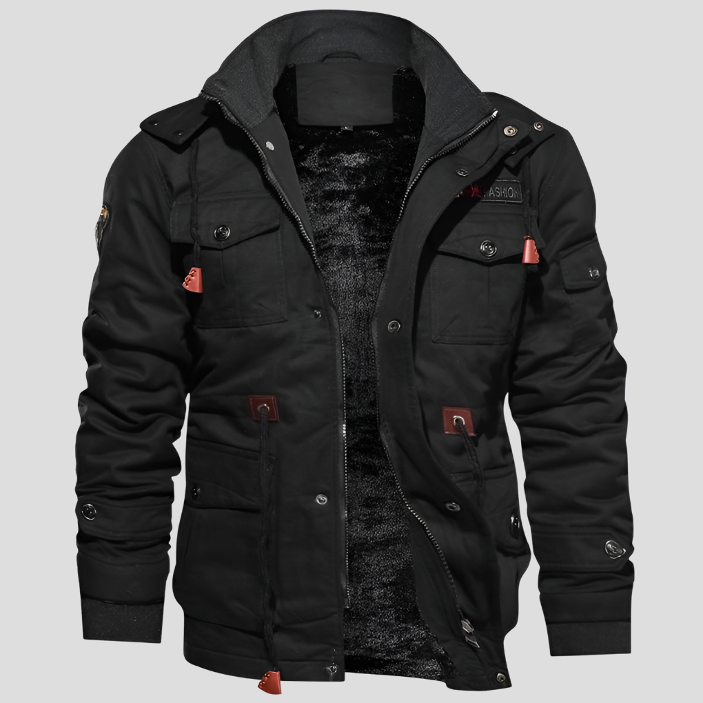Mens Jacket Wind Resistant Insulated Warm - BritishMode