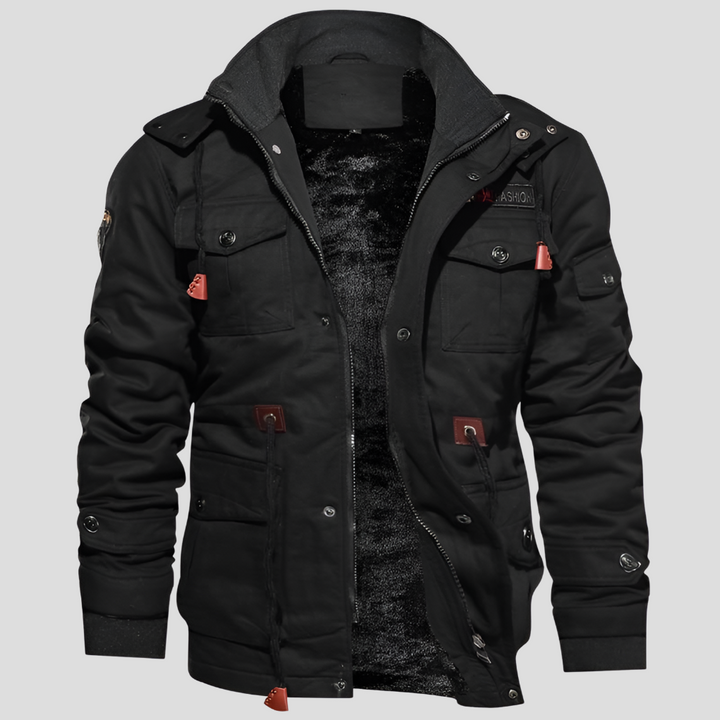 Mens Jacket Wind Resistant Insulated Warm - BritishMode