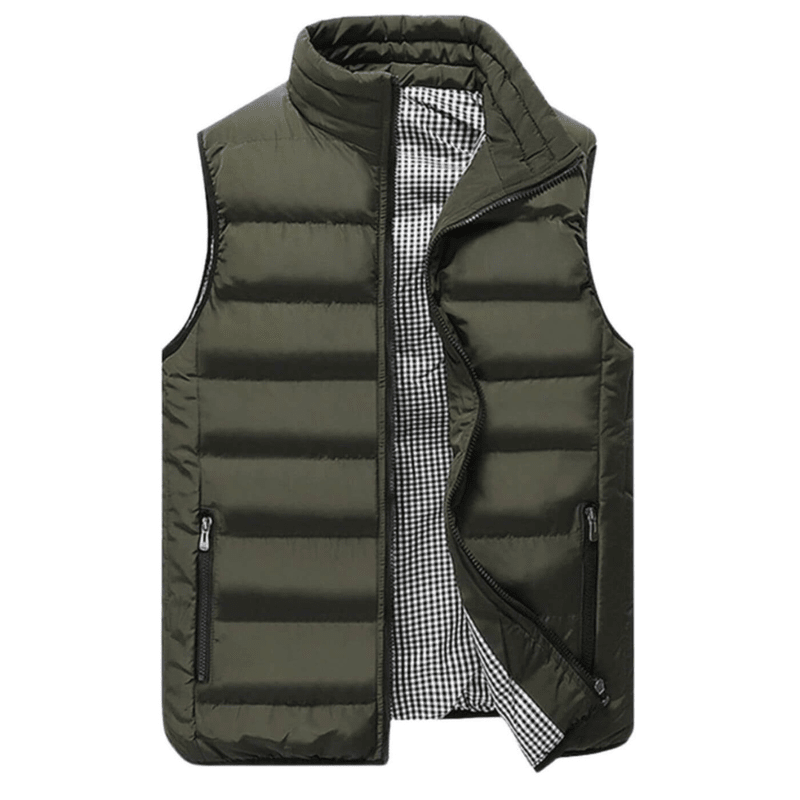 Unisex Quilted Vest Insulated Sleeveless Jacket Warm Fit