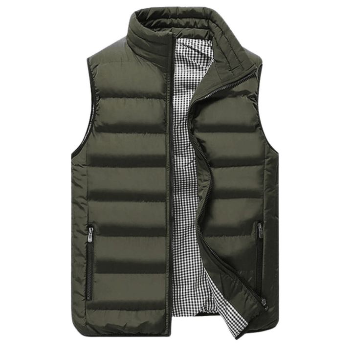 Unisex Quilted Vest Insulated Sleeveless Jacket Warm Fit
