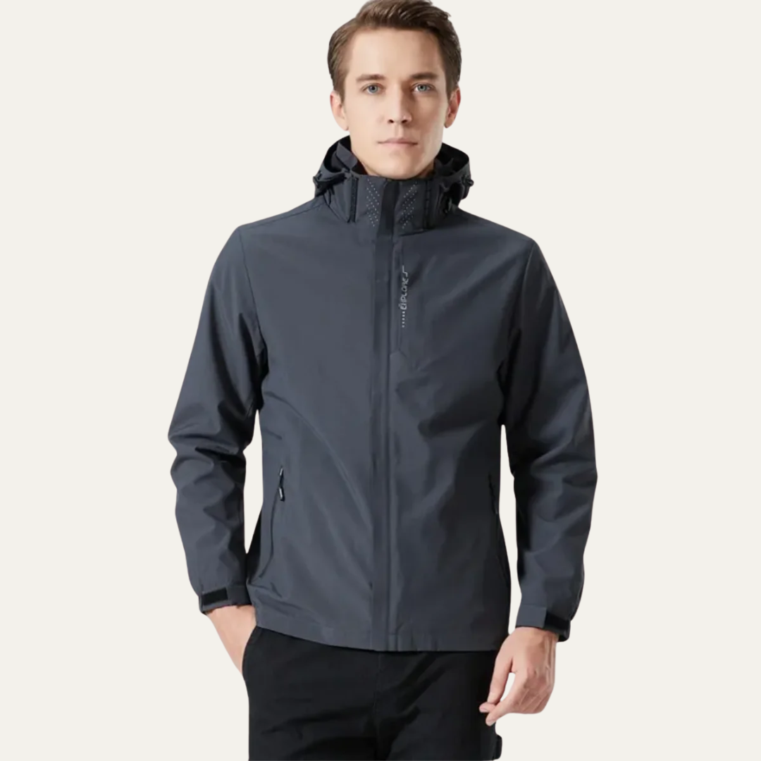 Unisex Shell Jacket Lightweight Waterproof Fit - BritishMode