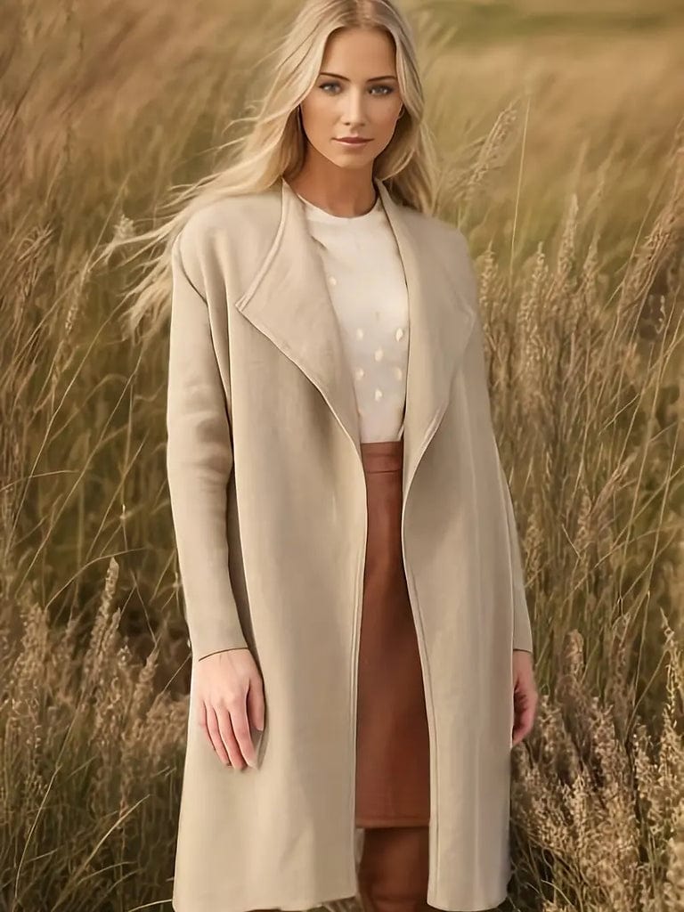 Womens Classic Coat Wool Blend Regular Fit - BritishMode