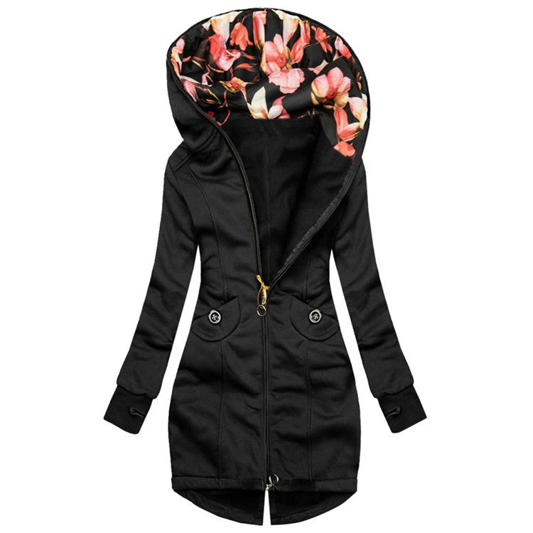 Womens Waterproof Raincoat Hooded Lightweight