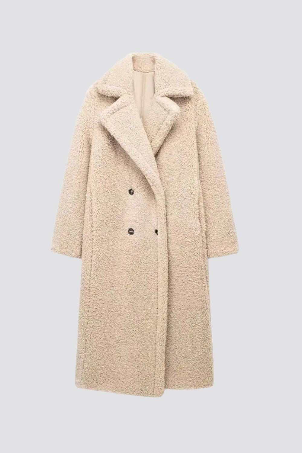 Womens Oversized Long Coat Relaxed Fit