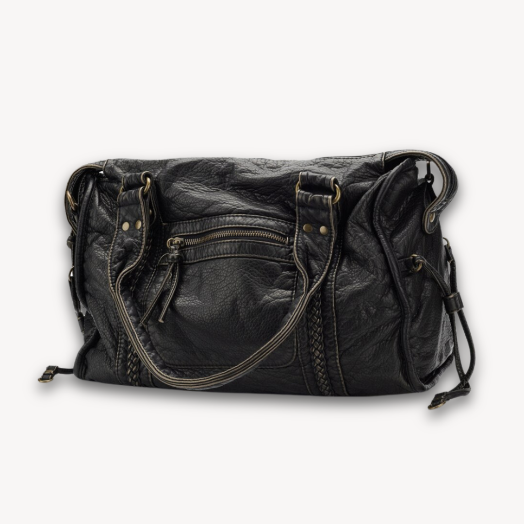 Womens Leather Tote Handbag Soft Casual Shoulder Bag