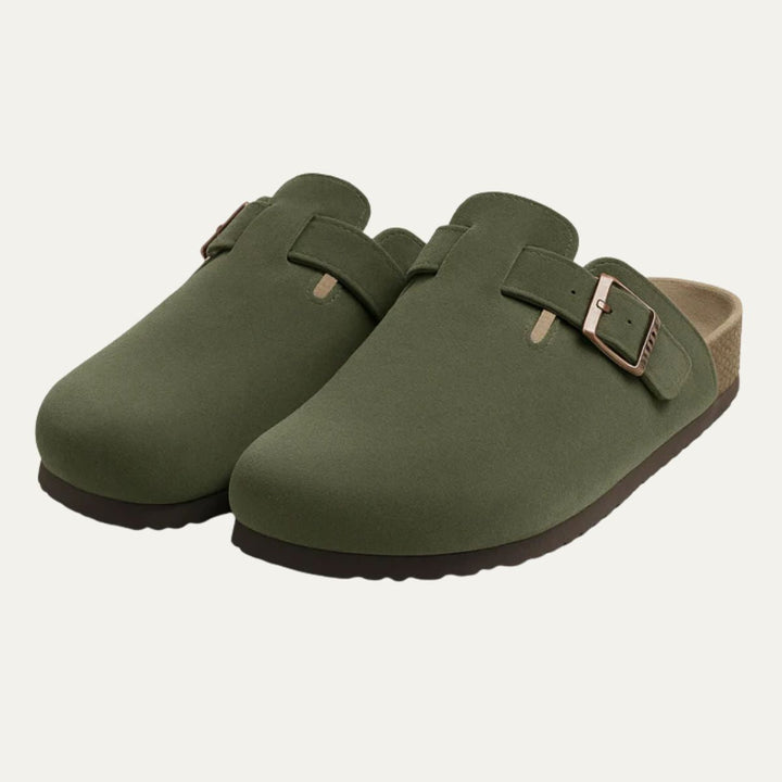 Mens Suede Moccasin Slippers Relaxed Fit Classic Style - BritishMode