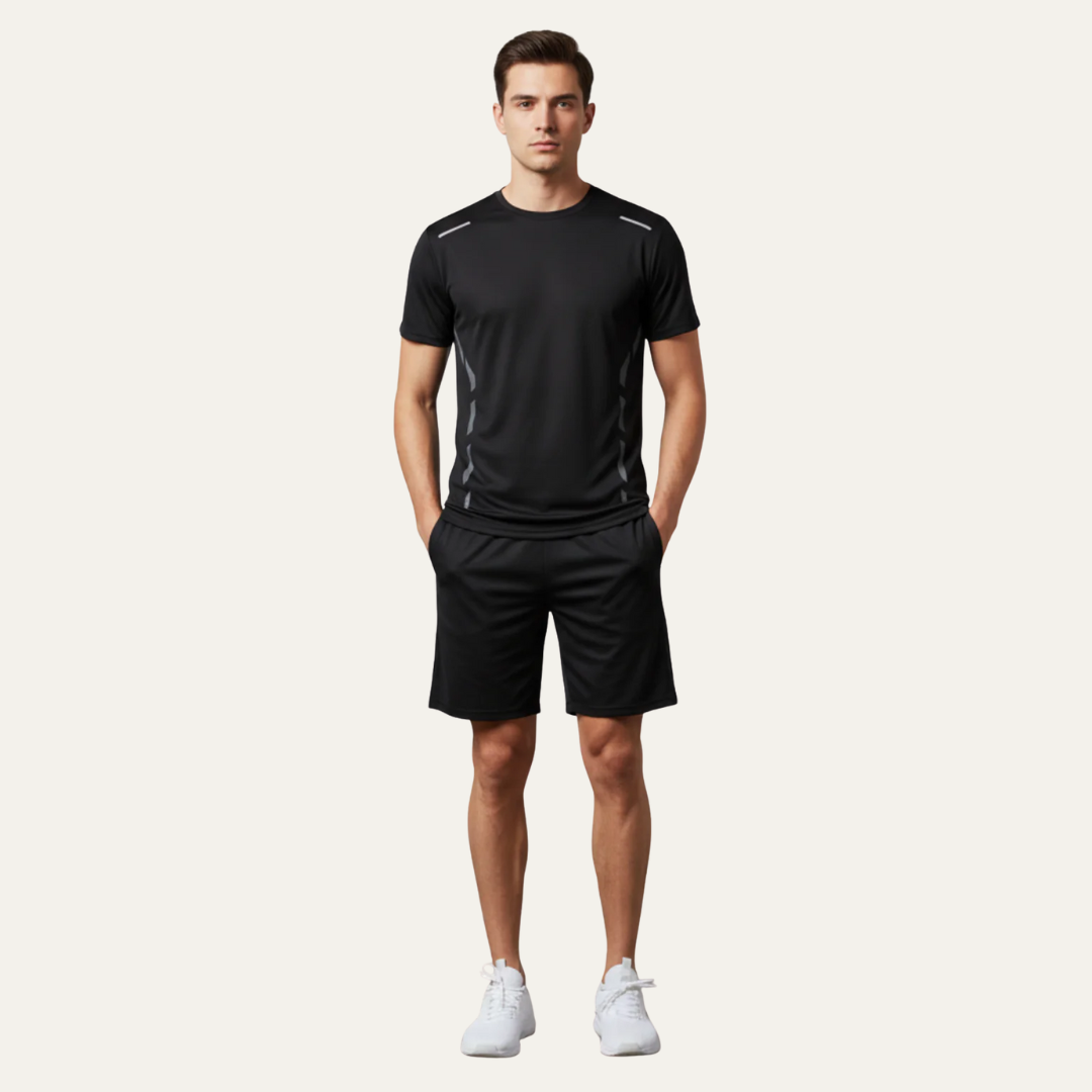 Mens Athletic Set Reflective Performance Fabric