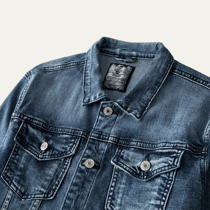 Mens Denim Jacket Classic Trucker Fit
