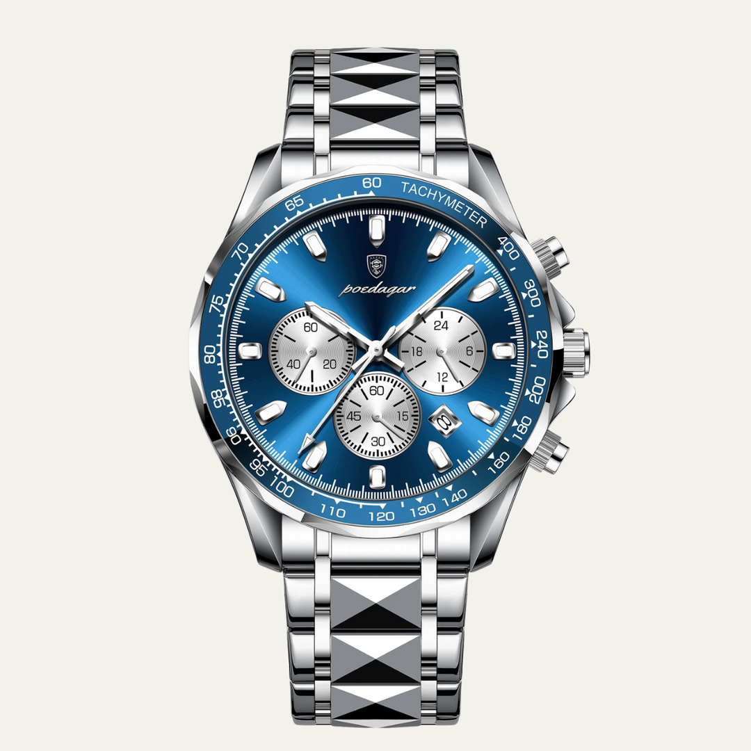 Mens Stainless Steel Waterproof Watch Design