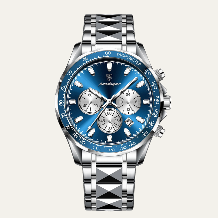 Mens Stainless Steel Waterproof Watch Design