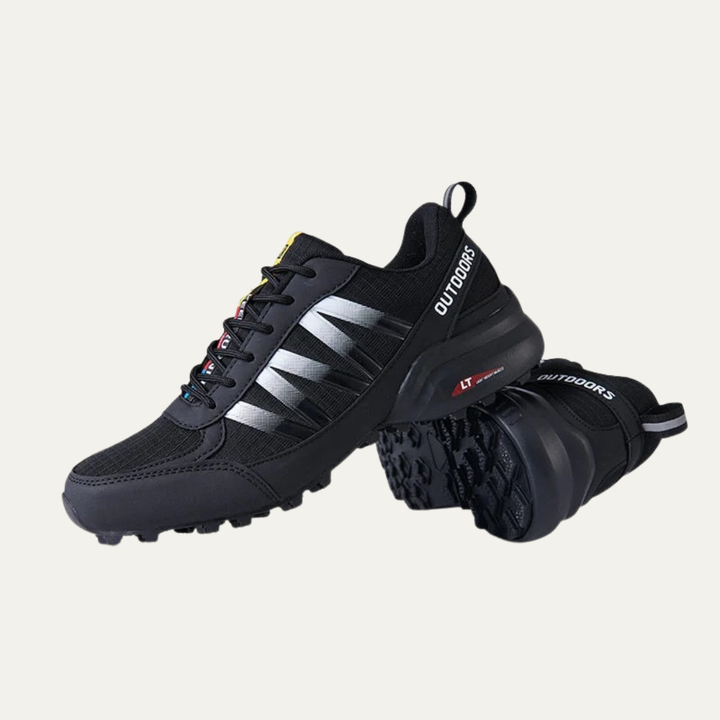 Mens Trail Hiking Shoes Breathable Lugged Sole