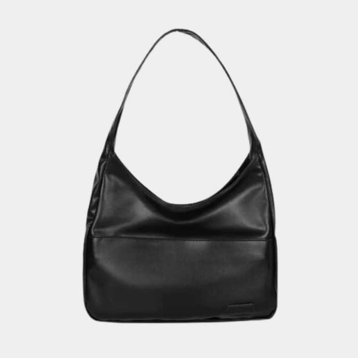 Womens Vegan Leather Shoulder Bag Structured Design