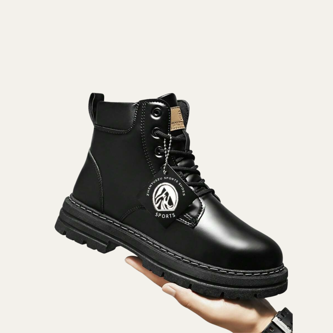Mens Chelsea Work Boots Rugged Lug Sole