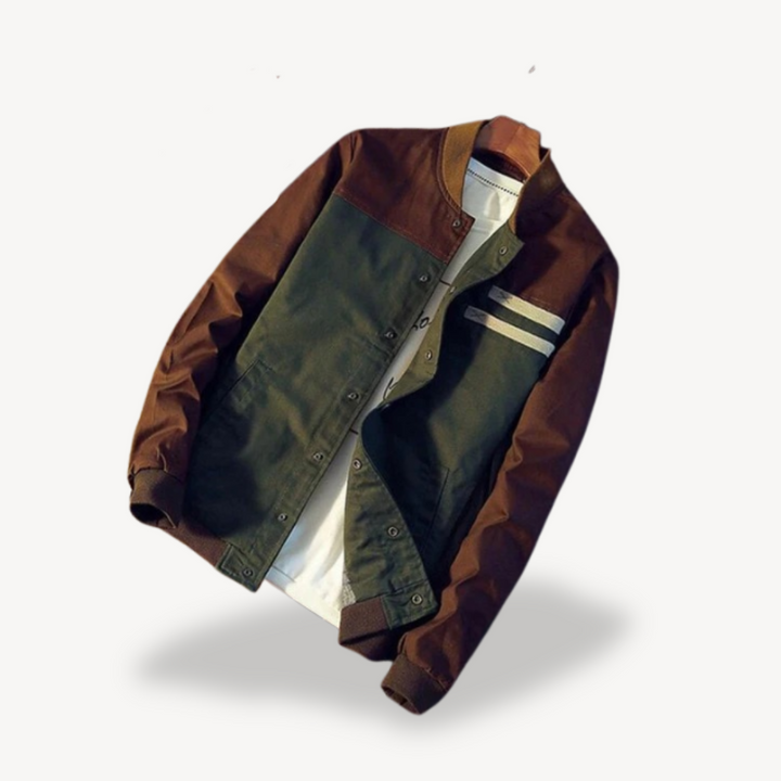 Mens Bomber Jacket Polyester Lightweight Fit
