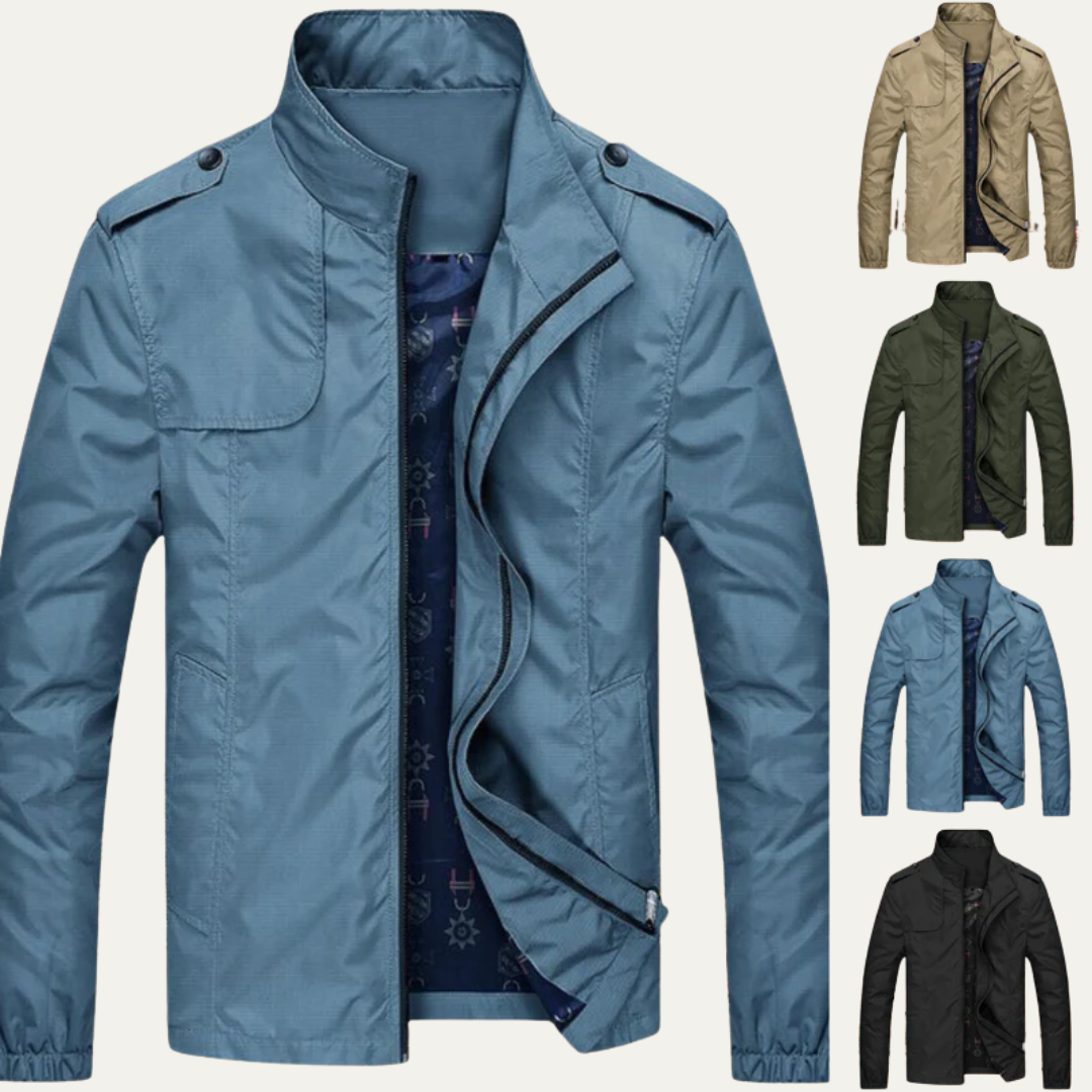 Mens Trucker Jacket Corduroy Windproof Classic Fit