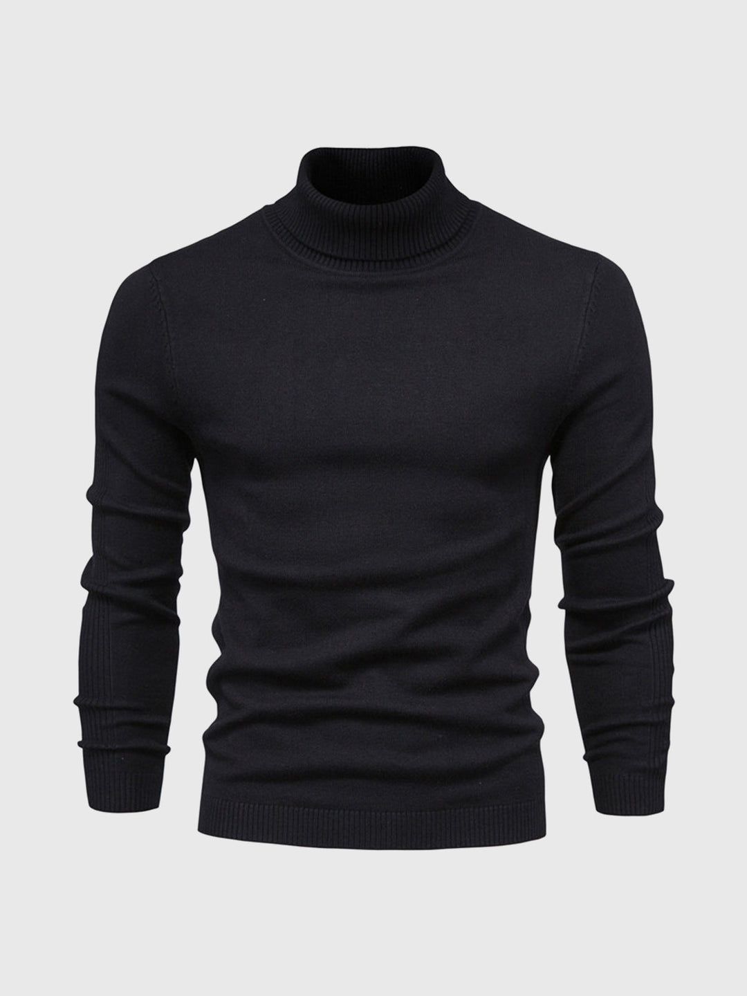 Mens Turtleneck Sweater Washable High Quality